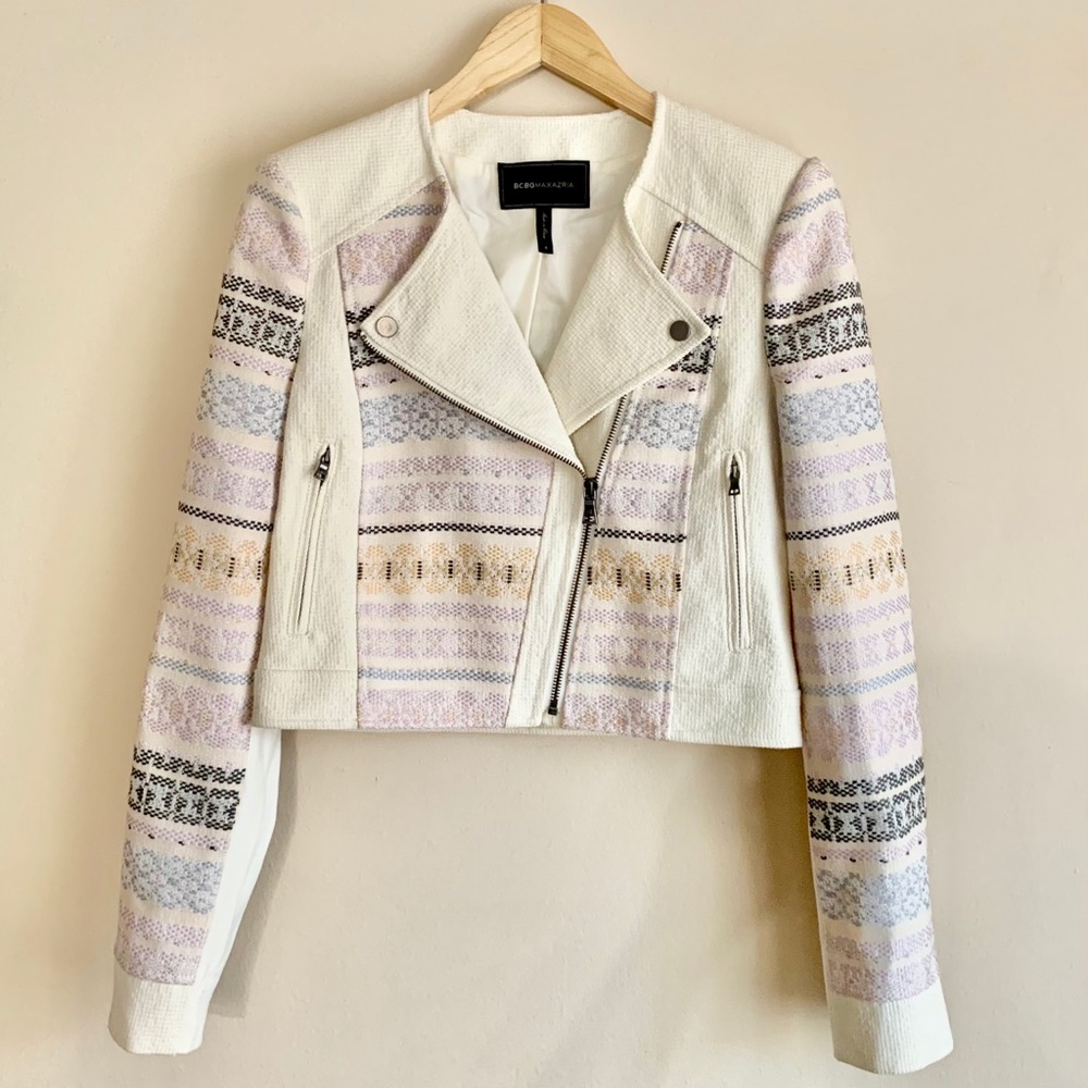 BCBGMaxAzria Cody Embroidered Jacket